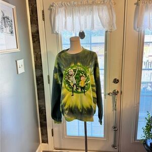 Rick‎ and Morty Adult Swim Sweatshirt SZ LG